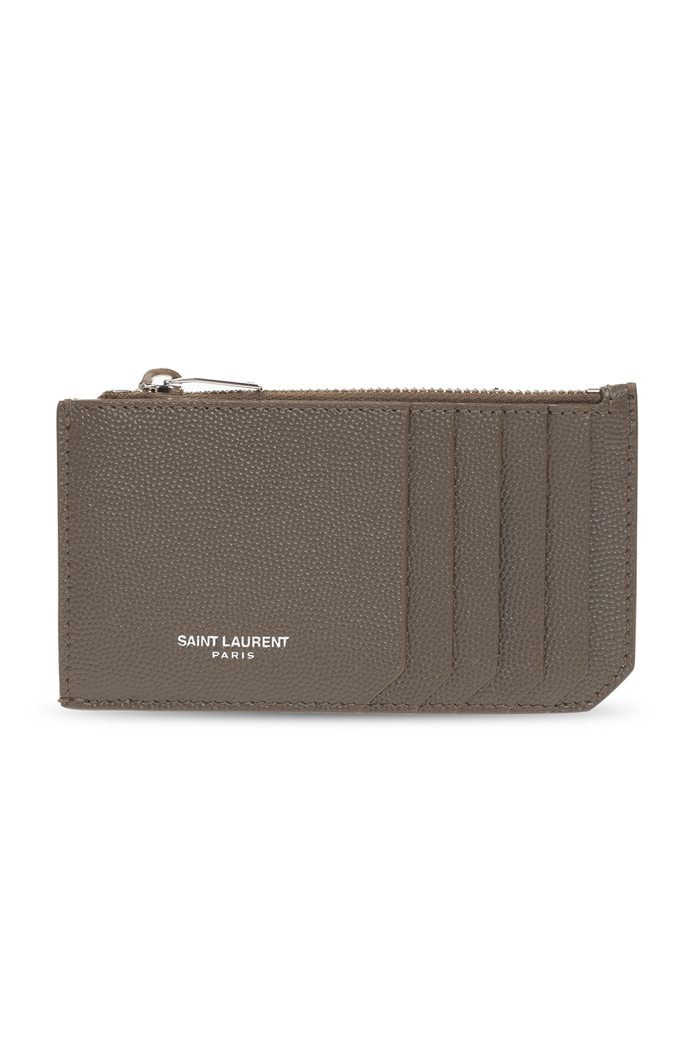 SAINT LAURENT QUILTED KEY HOLDER Brown Card holder Saint Laurent